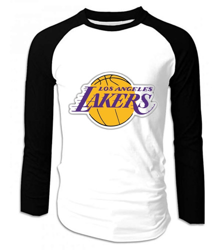 Camiseta Manga Larga Nba Los Angeles Lakers 