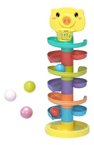 Ball Rolling Track Para Niños Pequeños, Ball Drop 7 Nivel