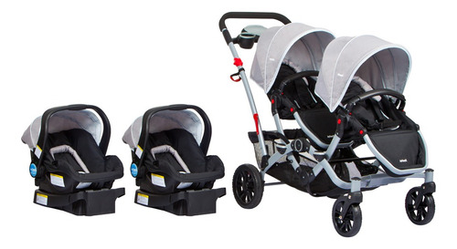 Coche Travel System Duo Ride Gery + 2 Sillas + 2 Bases Infan