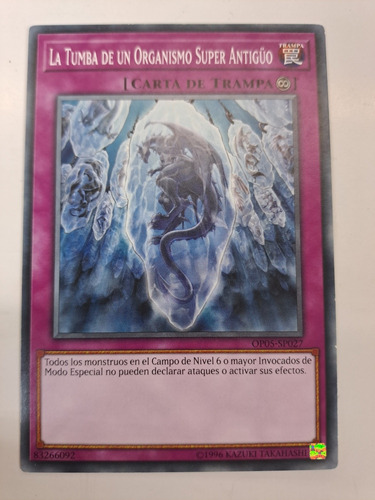 Grave Of The Super Ancient Organism Op05-sp027 Comun Yugioh 