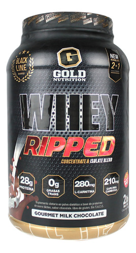 Whey Ripped Gold Nutrition Proteína Con Quemador De Grasa