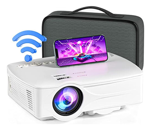 Wifi Projector Portable -1080p 7500l Video Movie Outdoor Hom