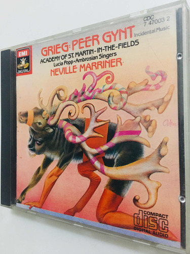 Cd Grieg Peer Gynt- Neville Marriner-academy Of St Martin