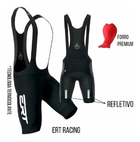 Imagem 1 de 6 de Bretelle Premium Forro Premium Ert Racing 10 Horas Pedal