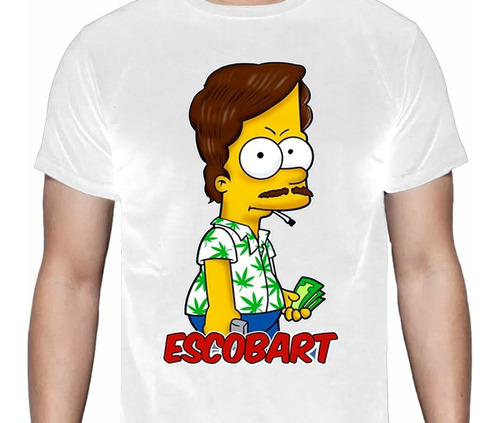 Los Simpsons - Bart - Pablo Escobart - Serie Tv - Polera