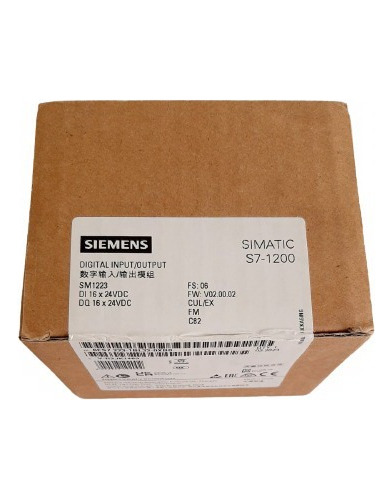 Plc Siemens S71200 Sm1223 Di 16 X 24vdc/dq 16x 24vdc 