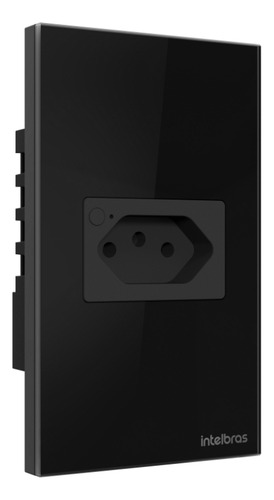 Tomada elétrica Intelbras IZY SMART ETS 1001 PRETO con 1 tomas 10 A - preto