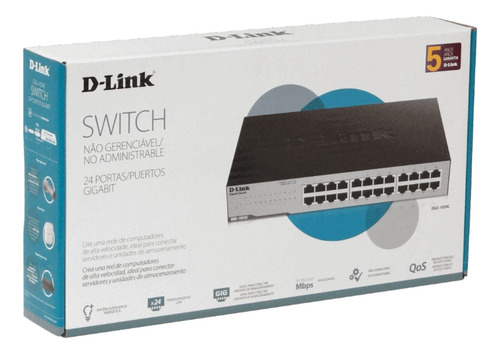Switch D-link Dgs-1024c Gigabit 24 Puertos Clickbox