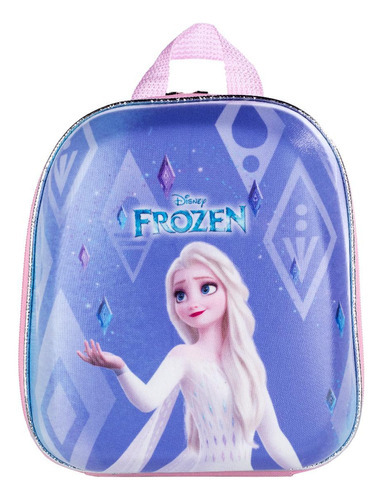 Lancheira Infantil Escolar Frozen Elsa Azul