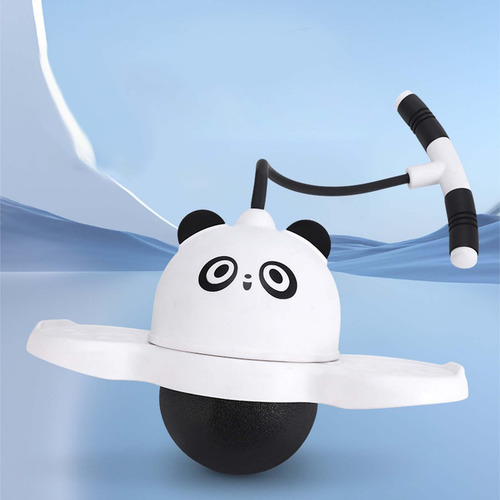 Pogo Ball Con Mango Ejercicio Pogo Stick Pelota Panda Blanco