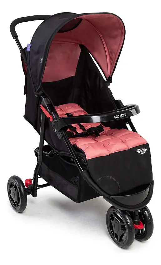 Carrinho De Bebê Cosco Kids, Toffy, Rosa Noite
