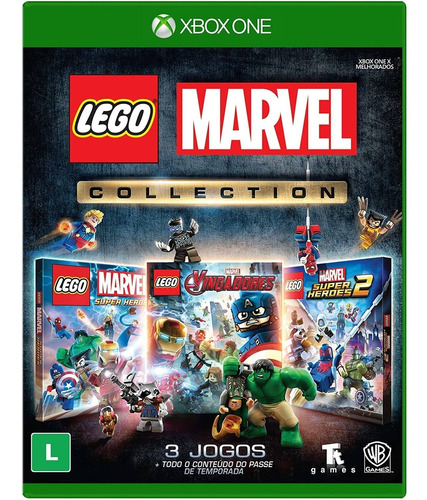Jogo Novo Midia Fisica Lego Marvel Collection Para Xbox One