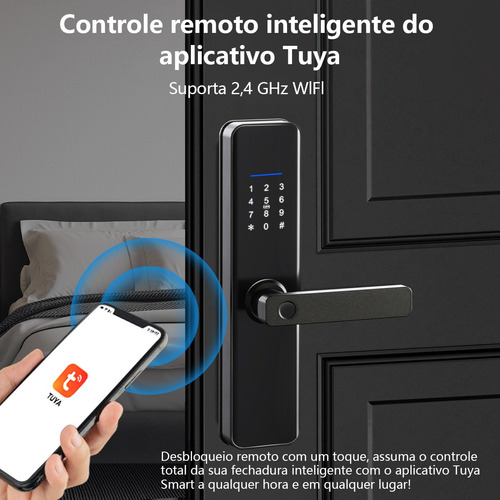 Fechadura Eletrica Fechadura Digital Biometrica Externa