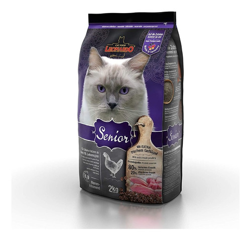 Leonardo Senior  2 Kg - Gatos - Alimento De Origen Alemán