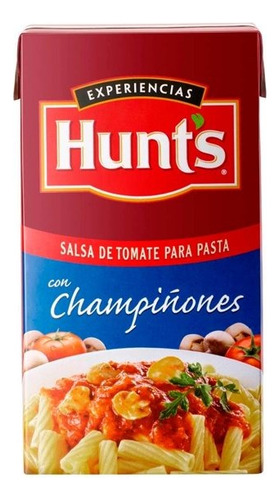 Salsa De Tomate Para Pasta Hunts Con Champiñones 500 G