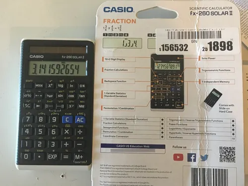 Casio Fx 260 Solar Ii Calculadora Cientifica En Venta En Maracaibo Zulia Por Solo U S 17 00 Ocompra Com Venezuela