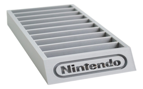 Stand 10 Catridges Soporte Cartuchos De Juegos Nes Nintendo