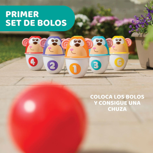 Imagen 3 de 6 de Chicco Set De Bolos Monkey Strike