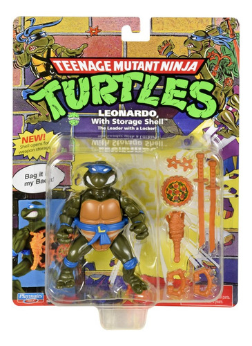 Figura de acción Tmnt Teenage Mutant Ninja Turtles Leonardo