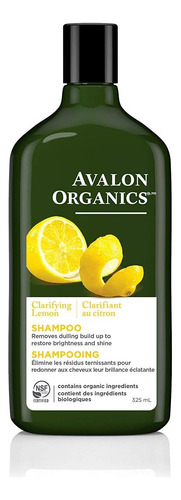 Champú Avalon Organics De Limón 11 Onzas, 2 Unidades Limón