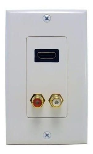 Morris 80450 Combination Hdmi Plate And Dual Rca Home