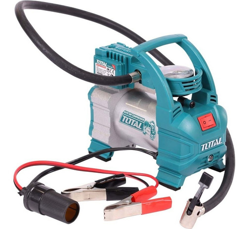 Imagen 3 de 5 de Compresor De Aire Portatil 12v 140psi Inflador Auto Total