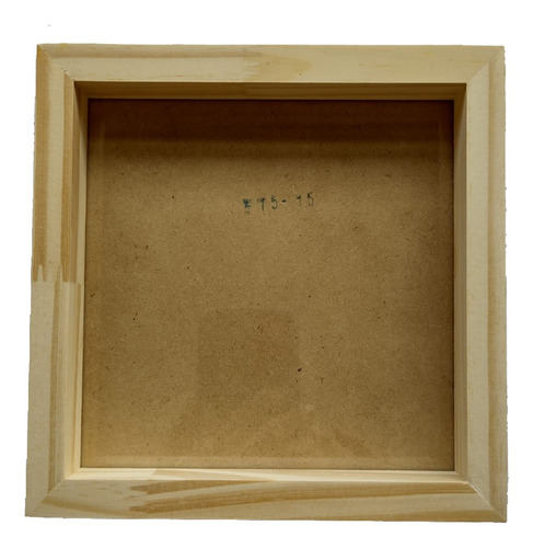 3 Marcos Box De Madera 15x15 Cm (3 Unidades)