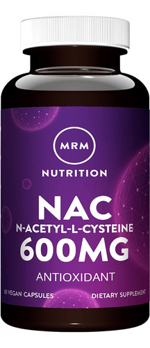 Mrm Nutrition | N-acetyl Cysteine (nac) | 600mg | 60 Caps