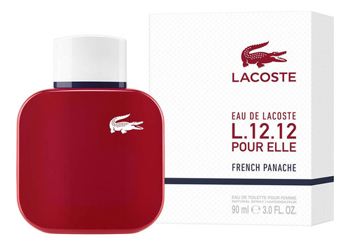 Perfume French Panache Para Mujer De Lacoste Edt 90ml 
