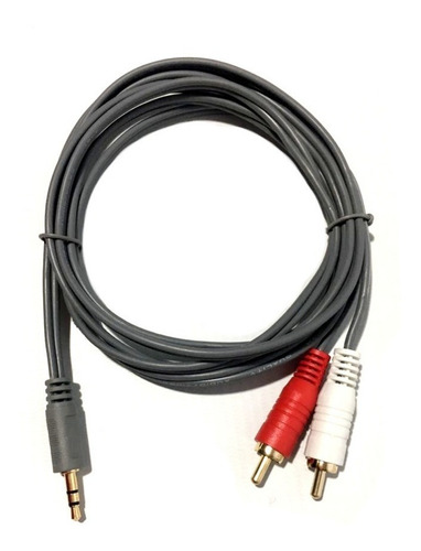 Cable Plug 3,5 Macho A 2 Rca 1,80 Metros