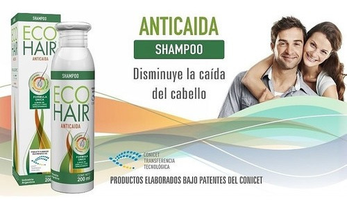 Imagen 4 de 9 de Ecohair Shampoo + Locion Crecimiento Cabello Ecohair