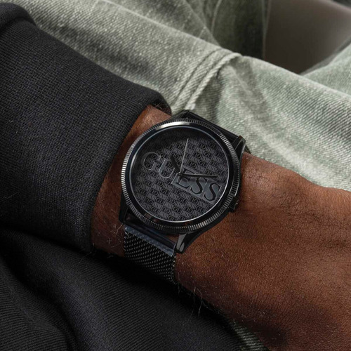 Reloj Guess Para Hombre Plata Casual Caballero Envío Gratis