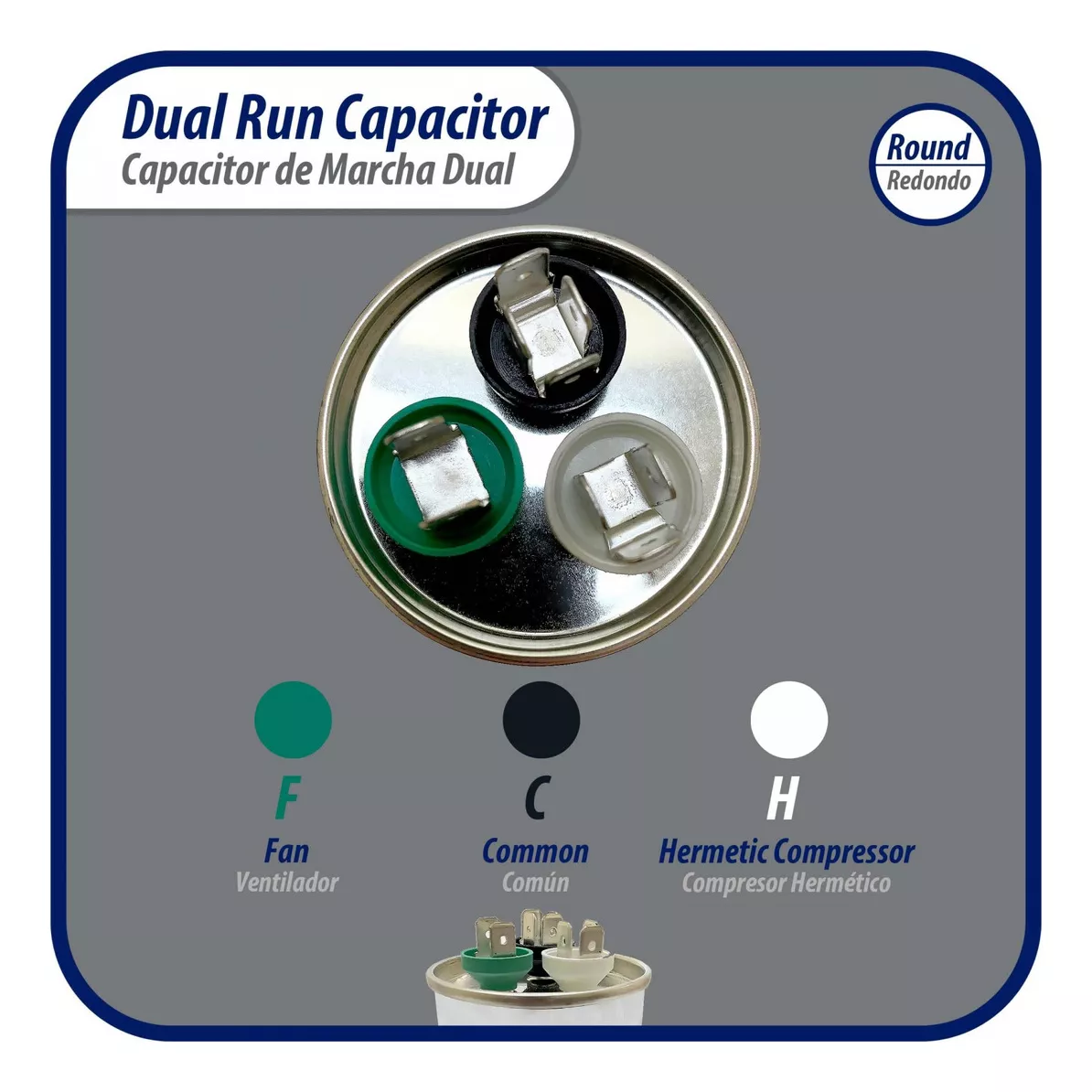 Tercera imagen para búsqueda de capacitor aire acondicionado