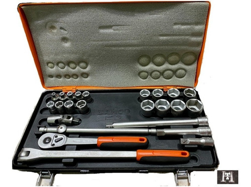 Set Bocallaves Hex 1/2  Bahco Sx260 - 24 Piezas Tubo