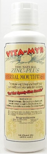 Vita-myr Zinc-plus Xtra Herbal Enjuague Bucal (16 oz)