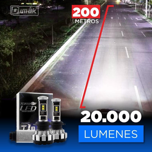 Focos Luces Turbo Led Pro (200 Metros) H4,h13,9005..
