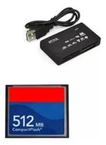 Comprar Leitor De Cartão De Memoria + Cartão De Memória 512mb