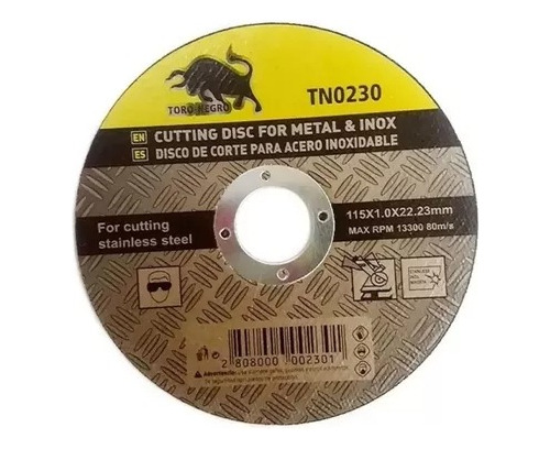 Disco Corte 4 1/2 Pack 25und. 115x1.0x23mm