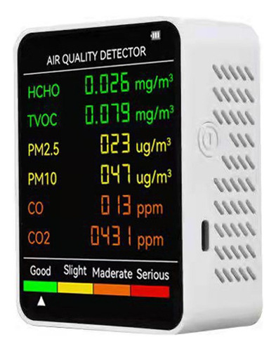Detector De Calidad Del Aire En Monitor Hcho Multifuncional