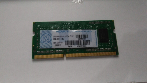 Memoria Ram Ddr3 Novatech Original 2gb 1333mhz