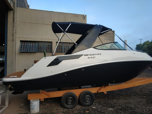 Imagem 8 de 19 de Lancha 240 Open -pronta Entrega Motor 250 Hp- 24 Pes