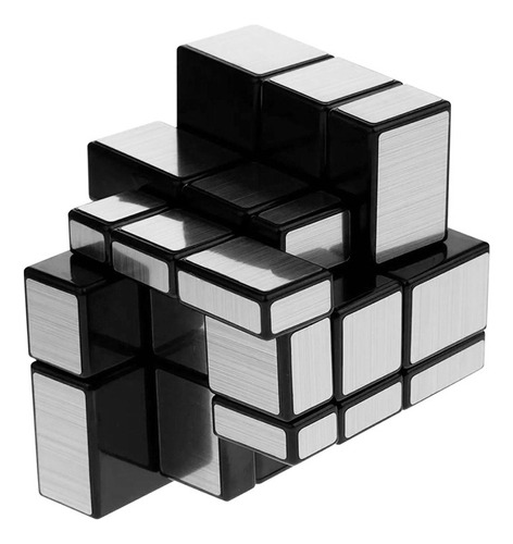 Cubo Rubik 3d Rompecabezas Mágico Cubo Rubik Mirror Plateado