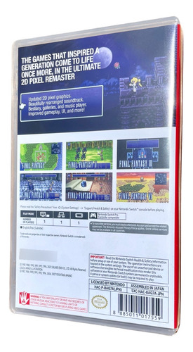 Final Fantasy I-vi Pixel Remaster Para Nintendo Switch Nuevo