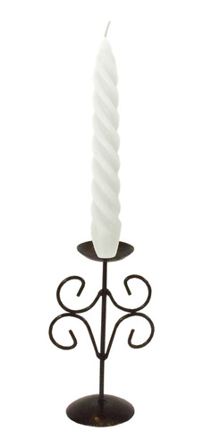 Castiçal Arabesco P Com 1 Vela Vintage Candelabro Decoração