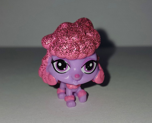 Figura Hasbro Perrito Poodle Con Brillos Littlest Pet Shop (Usado)