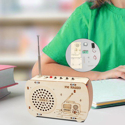 Kit De Experimentos Científicos Con Modelo De Radio Para