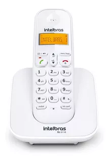 Telefone Sem Fio Intelbras Ts 3110 Branco E Preto