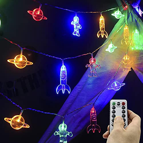 Luces Led De Cadena Para Habitación Infantil Mankinlu Con Co