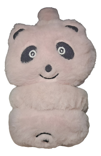 Orejera Vincha Peluche Abrigo Protector Frio Suave Comodo Rosa Claro Tela De Peluche.