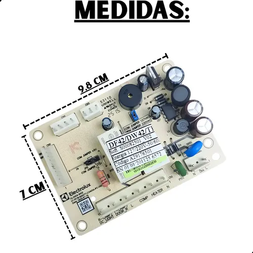 Placa Potência Geladeira Elect Df42 Dw42x 70201381 A29176501